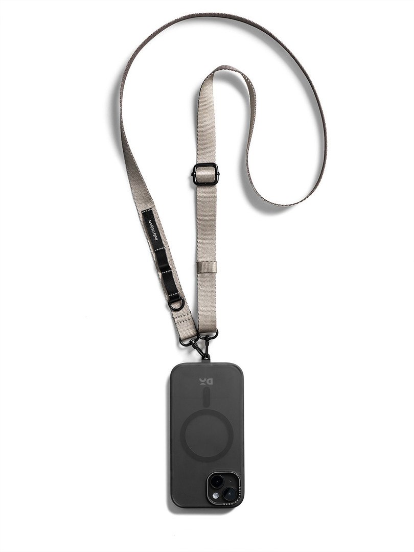 DailyObjects Grey Crossbody Utility Phone Lanyard - Strap Mobile Accessories